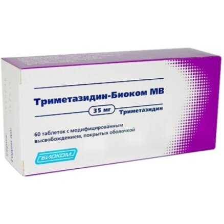 Триметазидин-АКОС (Биоком) МВ таблетки 35 мг 60 шт.