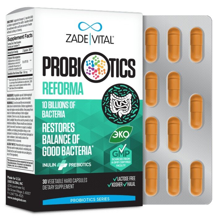 Пробиотикс Реформа Заде Витал (Zade Vital) капсулы 30 шт.
