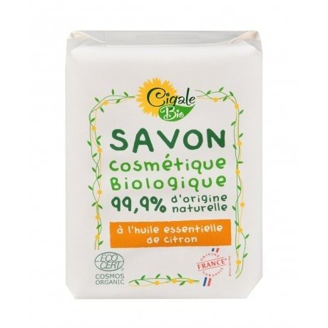 Мыло твердое CIGALE BIO с эфирным маслом Лимона 100 г