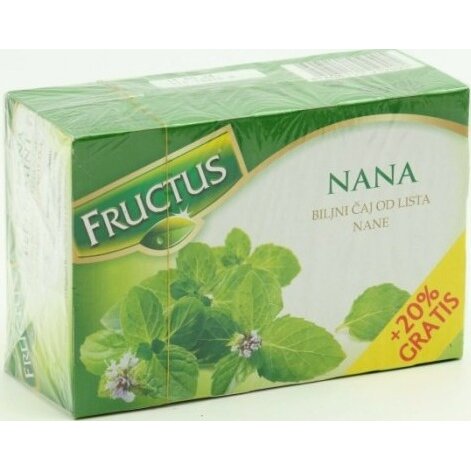 Чай Fructus из листьев мяты 1 г 24 шт.