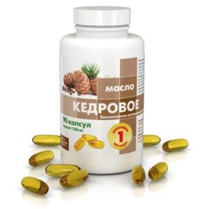 Масло кедровое RealCaps капсулы 90 шт.