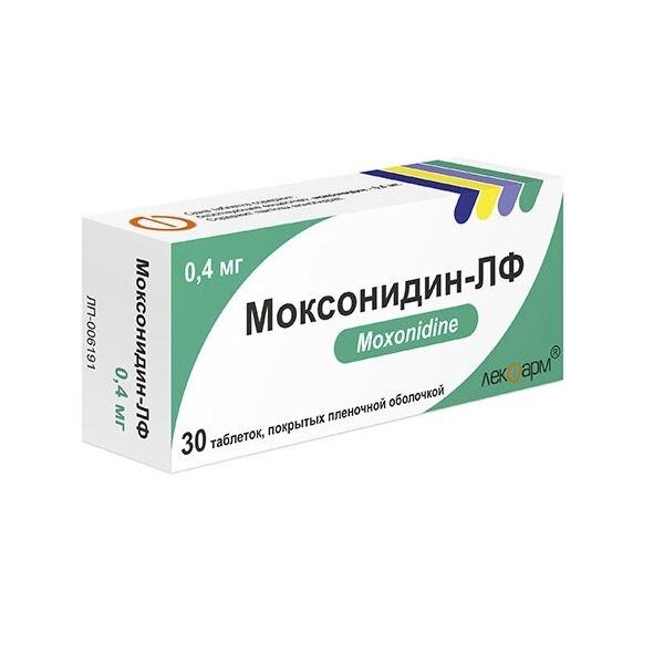 Моксонидин-ЛФ таблетки 0,4 мг 30 шт.