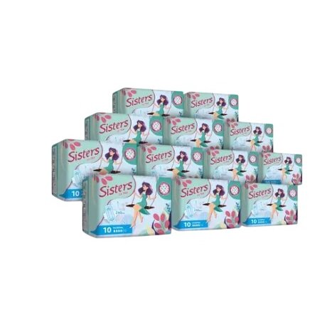 Прокладки Sisters Ultra Normal сеточка 10 шт. 12 уп.
