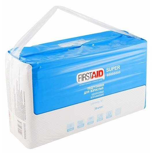 Подгузники для взрослых First Aid (Ферстэйд) р.M 30 шт.