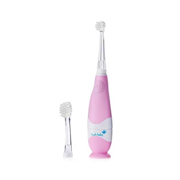 Зубная щетка для детей от 3 лет электрическая Brush-baby babysonic звуковая розовая brb051