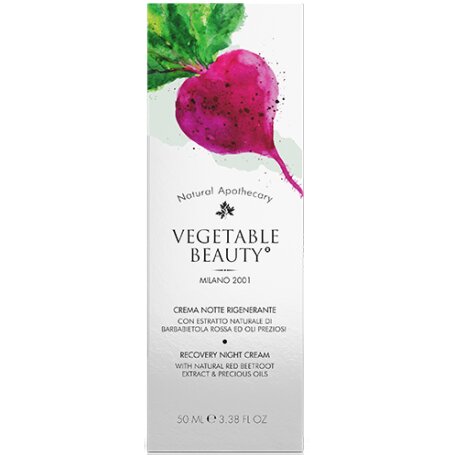 Крем для лица Vegetable beauty ночной восстанавливающий 50 мл с экстрактом свеклы и комплексом драгоценных масел