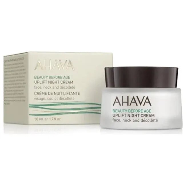 Крем AHAVA beauty before age ночной для подтяжки кожи лица шеи и зоны декольте 50 мл