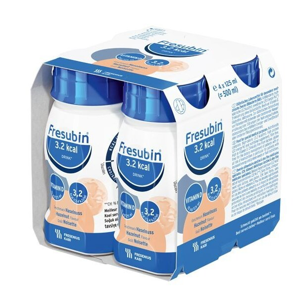 Напиток Фрезубин 3,2 ккал со вкусом лесного ореха 125 мл бутылки 4 шт.