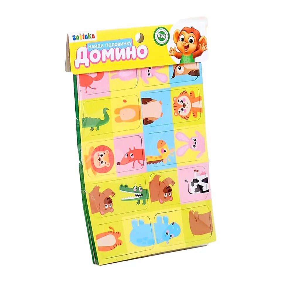 Домино детское Zabiaka найди половинку с 3 лет