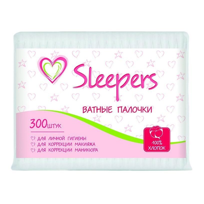 Ватные палочки Sleepers 300 шт.