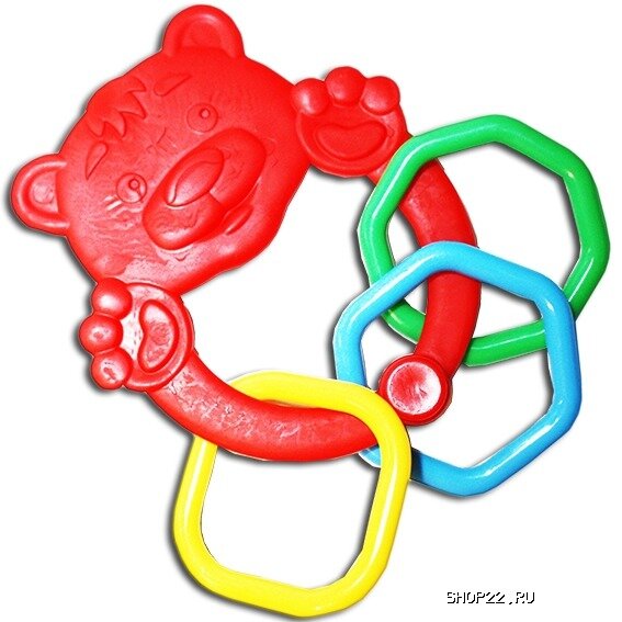 Игрушка-прорезыватель Стеллаh котенок/медвежонок