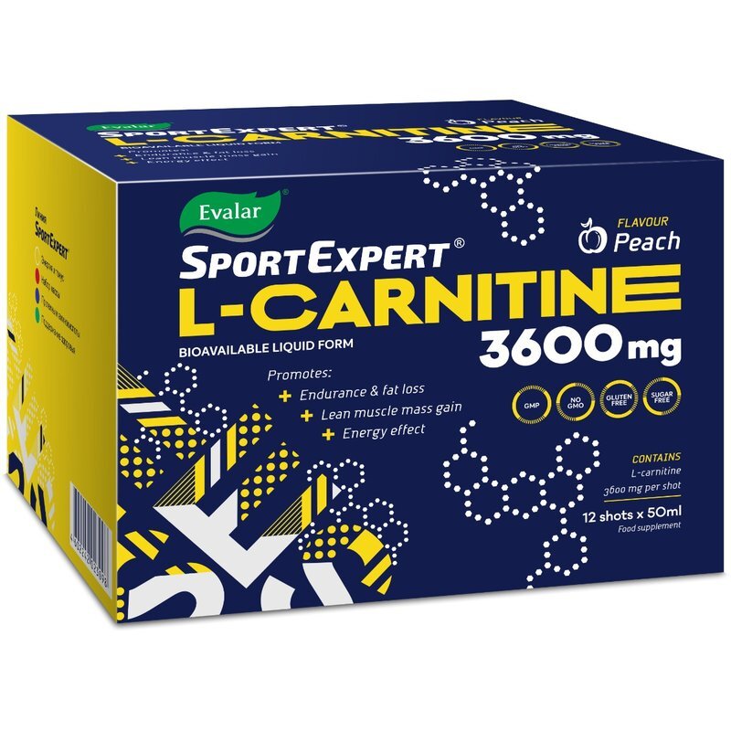 СпортЭксперт L-карнитин 3600 мг 50 мл флакон 12 шт.