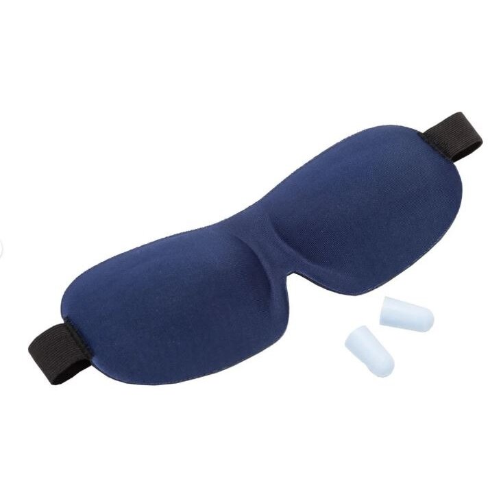 3D Маска и беруши для сна Bradex сладкие сны темно-синяя