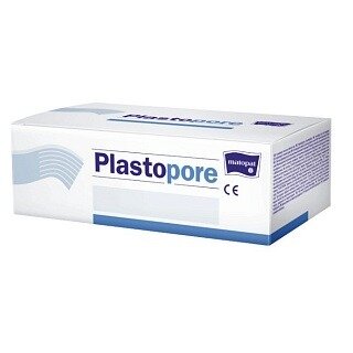 Пластырь Matopat Plastosilk гипоаллергенный на нетканой основе 2,5 см х 9,14 м, 12 шт.