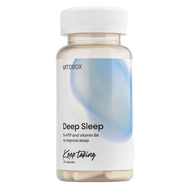 Deep Sleep 5-HTP Vitobox с теанином и витамином В6 капсулы 60 шт.