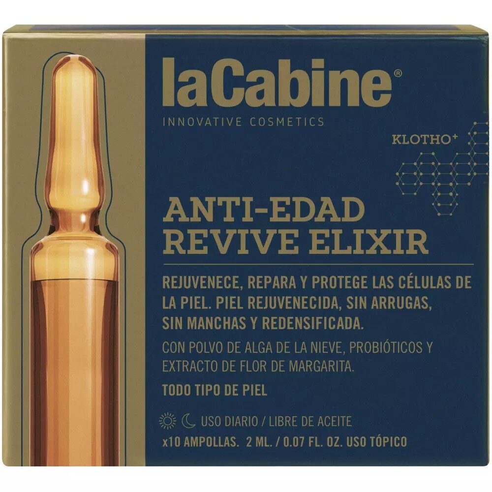 Концентрированная сыворотка в ампулах La Cabine Эликсир омоложения Revive Elixir Facial Ampoules 10 ампул 2 мл