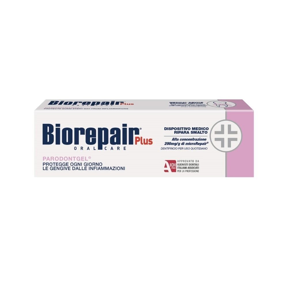 Зубная паста Biorepair Plus Paradontgel для защиты и увлажнения десен 75 мл