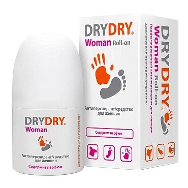 Антиперспирант для женщин парфюмированный Dry Dry Woman 50 мл