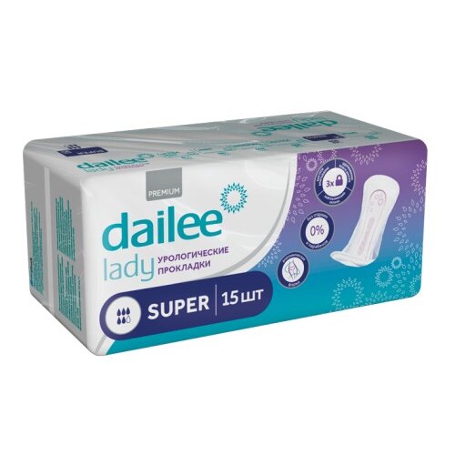 Прокладки урологические Дейли (Dailee) Lady Super 15 шт.