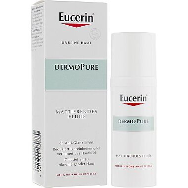 Флюид матирующий увлажняющий Eucerin Dermopure для проблемной кожи 50 мл