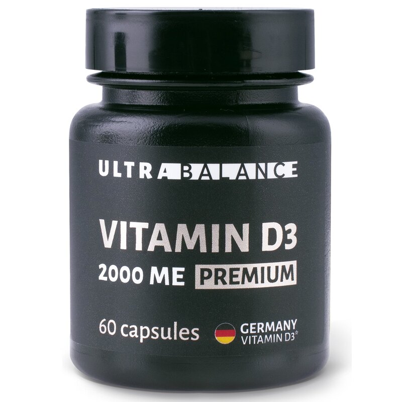 Капсулы Витамин Д3 UltraBalance Премиум 2000 МЕ 60 шт.
