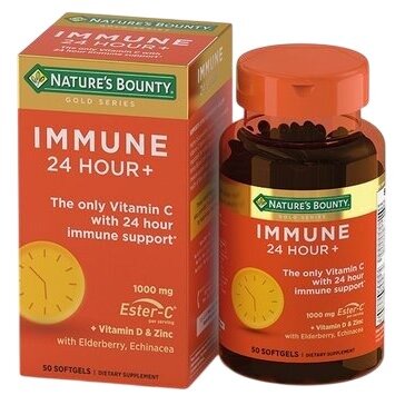 Эстер-С иммун 24 часа+ Nature's Bounty капсулы 2030 мг 50 шт.