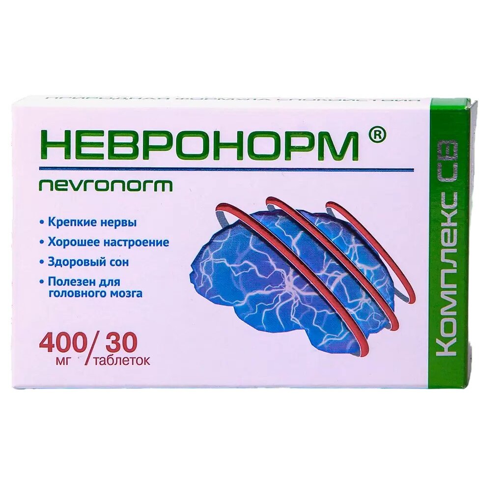 Невронорм 400 мг таблетки 30 шт.