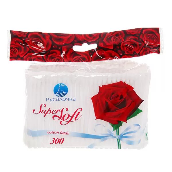 Ватные палочки Русалочка Супер Софт 300 шт.