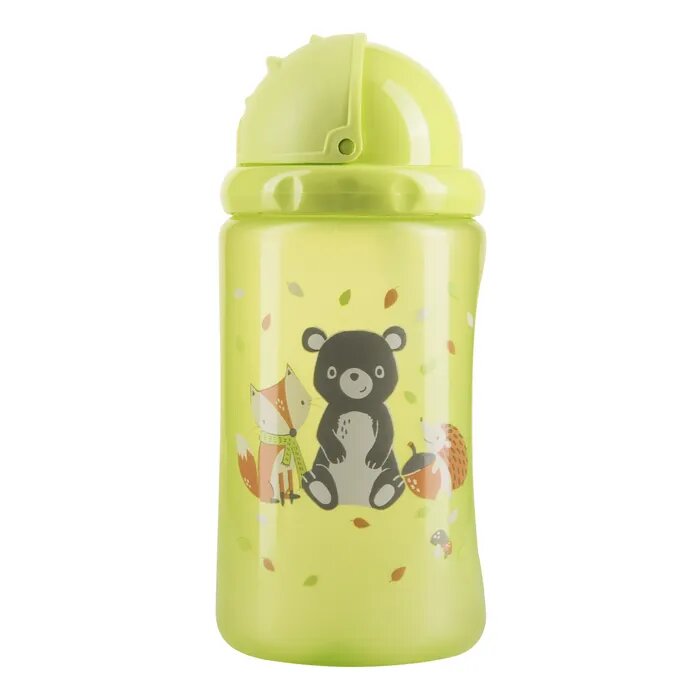 Курносики поильник-непроливайка 6мес.+ 400мл 17127 лесные звери