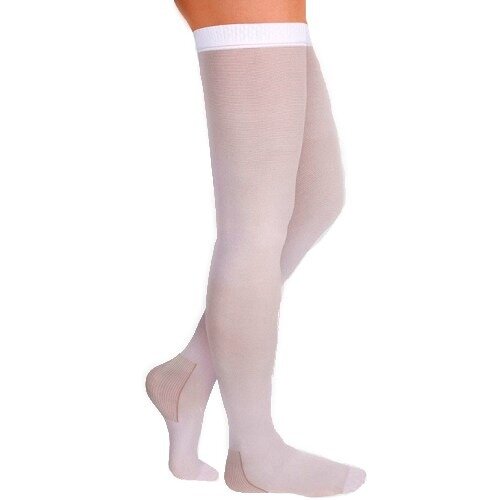 Чулки антиэмболические Luomma Idealista 1 класс закрытый носок белые H-980 р.XS