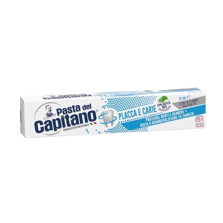 Зубная паста Pasta del capitano против налета и кариеса 75 мл