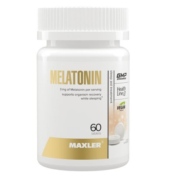 Мелатонин 3 мг Maxler таблетки 60 шт.