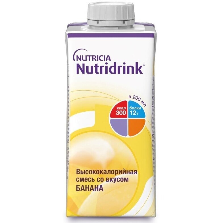 Жидкая смесь Nutridrink Банан 200 мл 1 шт.