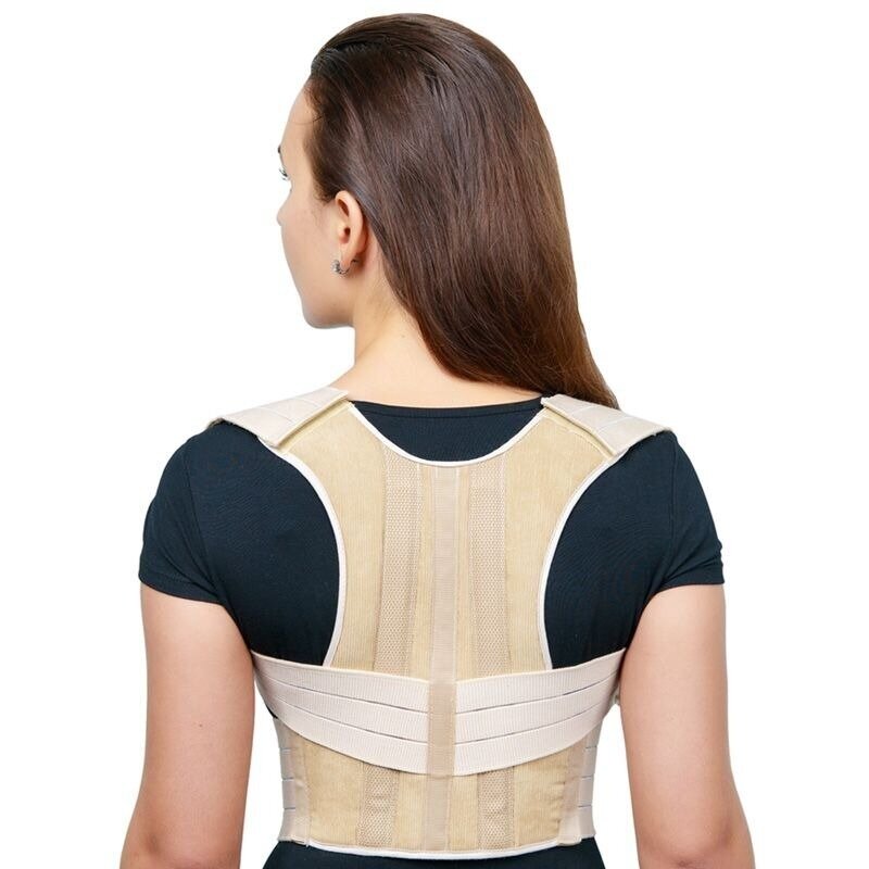 Корректор осанки Алеф Премиум с пластинами жесткости р.L