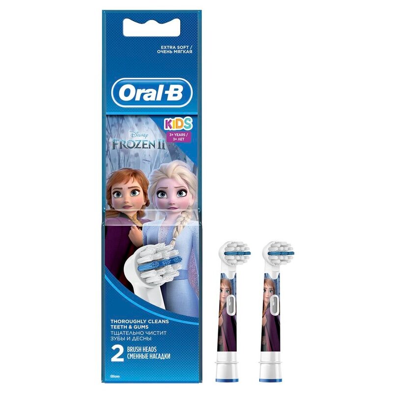 Сменные насадки Oral-B для электрической щетки Stages Power Kids с героями 2 шт.