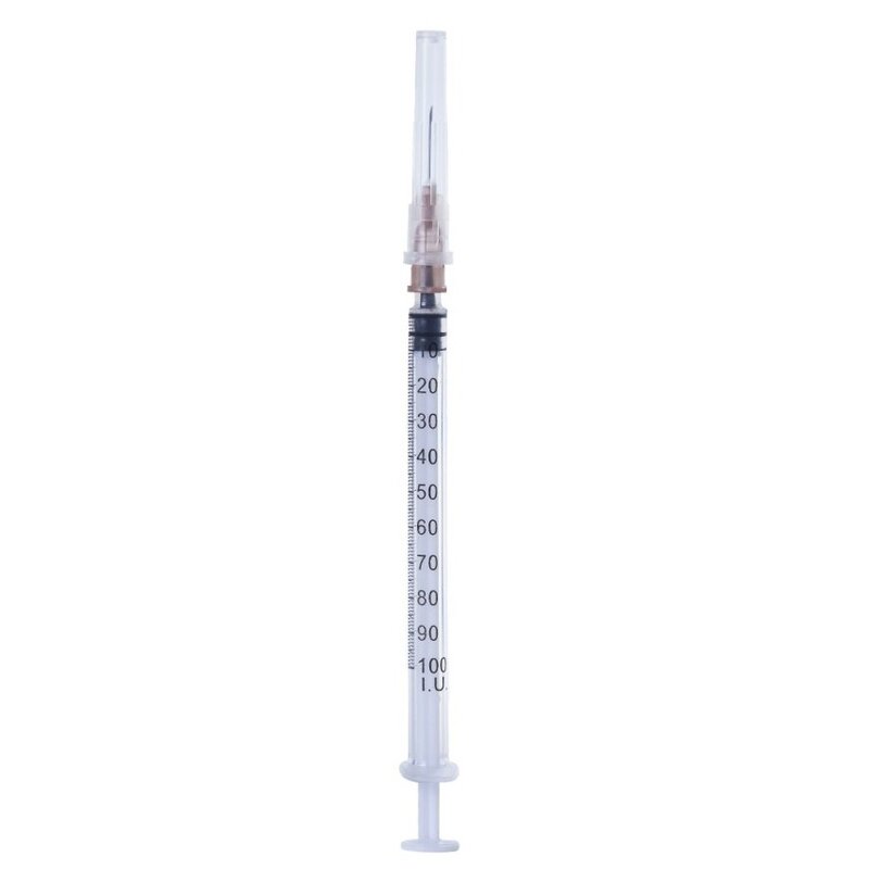 Шприц 3-х комп инсулин U-100 с иглой 0.45х12 мм 26Gх1/2" 1 мл 1 шт.
