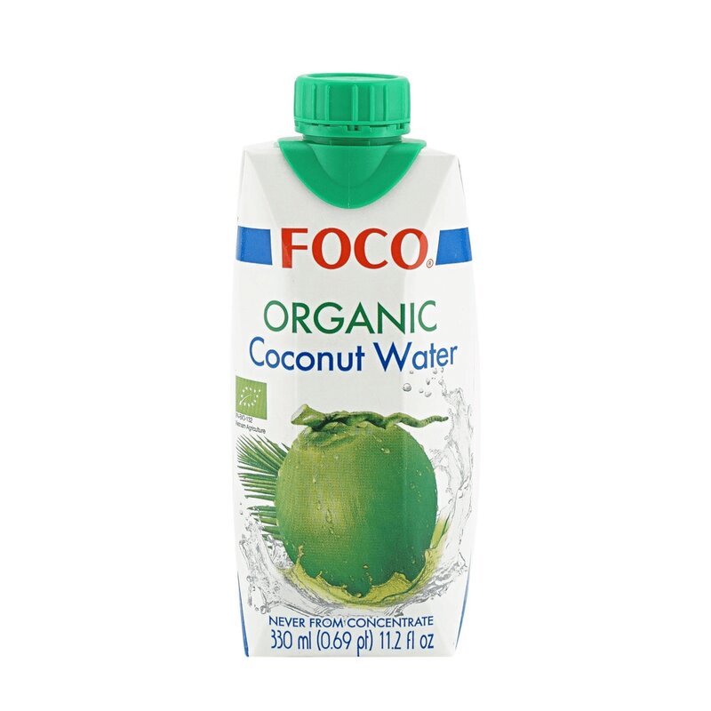 Вода кокосовая органическая Foco 100% без сахара 330 мл