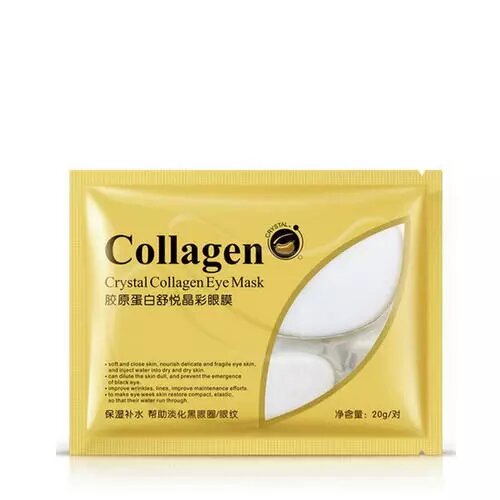 Патчи для глаз гидрогелевые с коллагеном Bioaqua crystal collagen eye mask 8 г 2 шт.