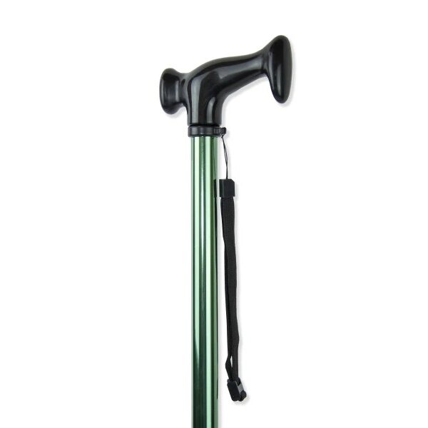 Трость AmRus AMCT23 GR с ортопедической пластмассовой рукояткой зеленая с УПС 1 шт.