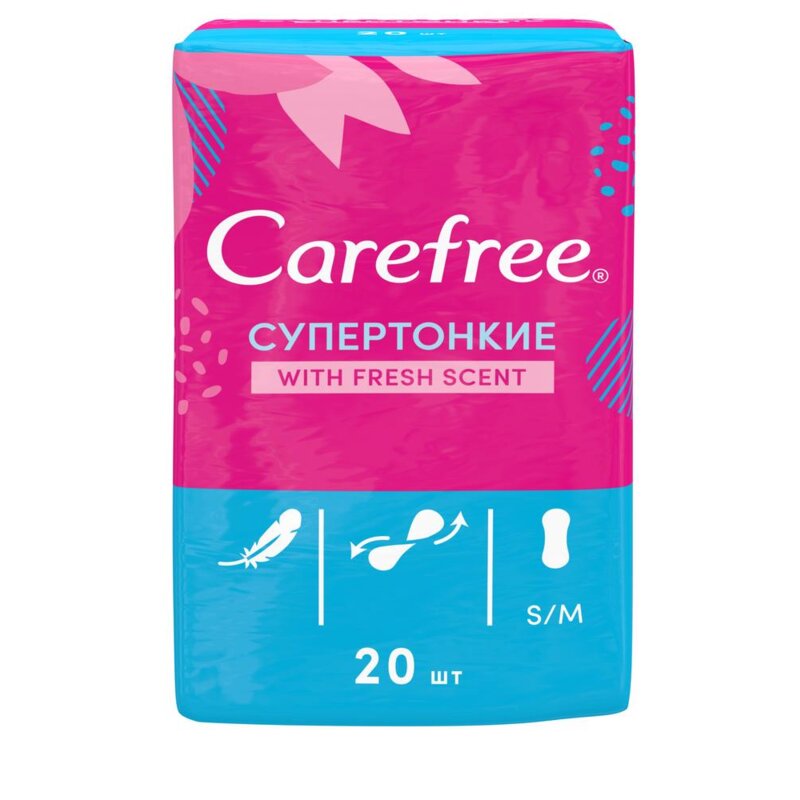 Прокладки ежедневные Carefree Fresh Scent 20 шт.