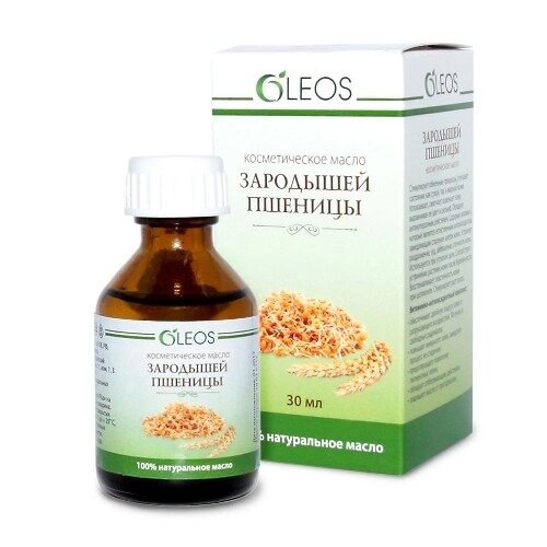 Косметическое масло Олеос Зародышей пшеницы с витаминно-антиоксидантным 30 мл