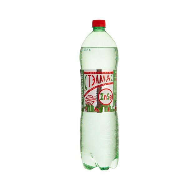 Вода Стэлмас минеральная Zn Se газированная 1,5 л
