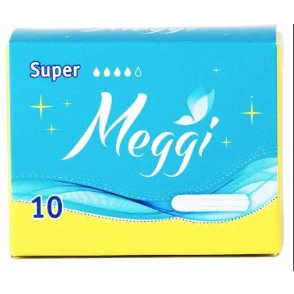 Тампоны Meggi гигиенические super 10 шт.