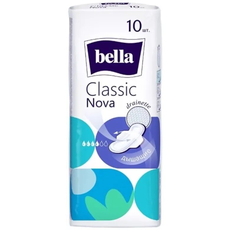 Прокладки Bella Classic Nova drainette 10 шт.