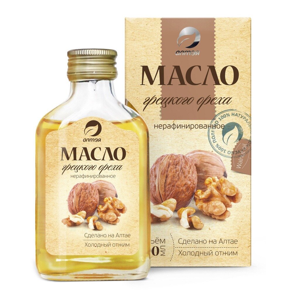 Масло Грецкого ореха Алтэя 100 мл