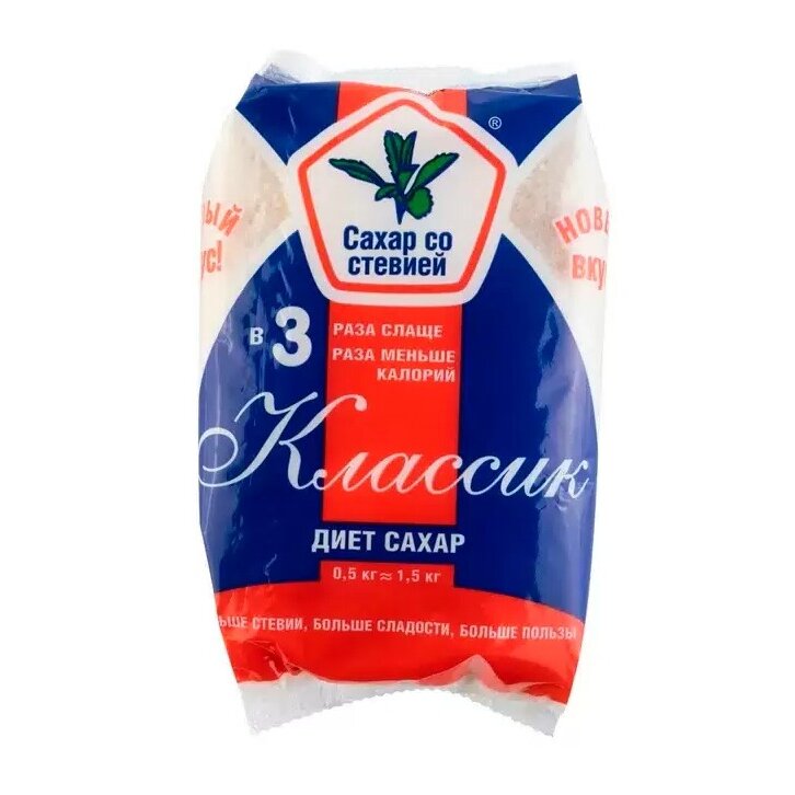 Сахар Экстра Классик со стевией 500 г
