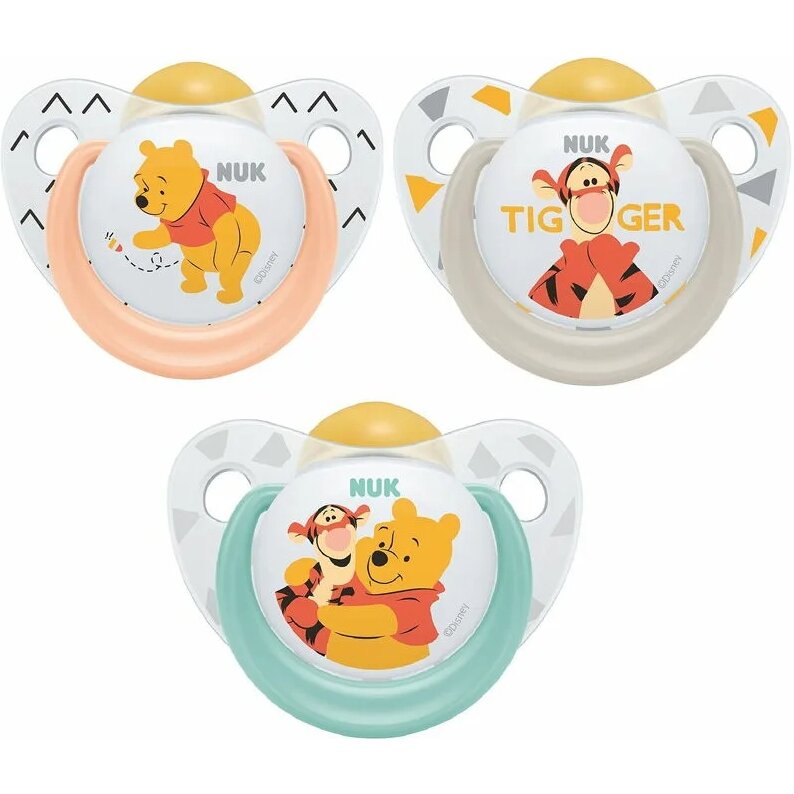 Nuk Trendline Disney соска-пустышка ортодонтическая латексная 6-18 мес. 1 шт. несколько возможных дизайнов