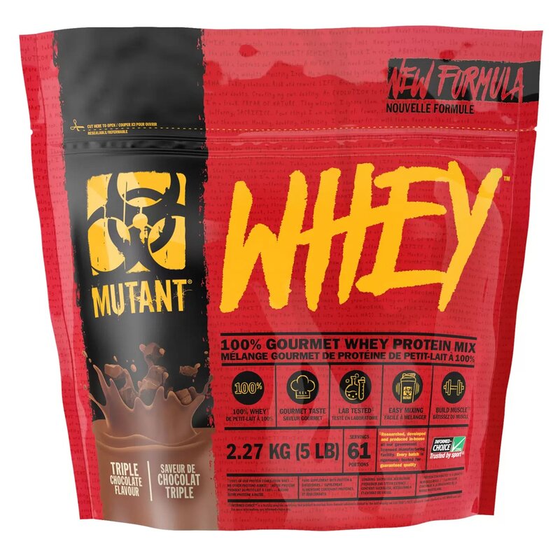Протеин Mutant Whey 5lb тройной шоколад 2,27 кг