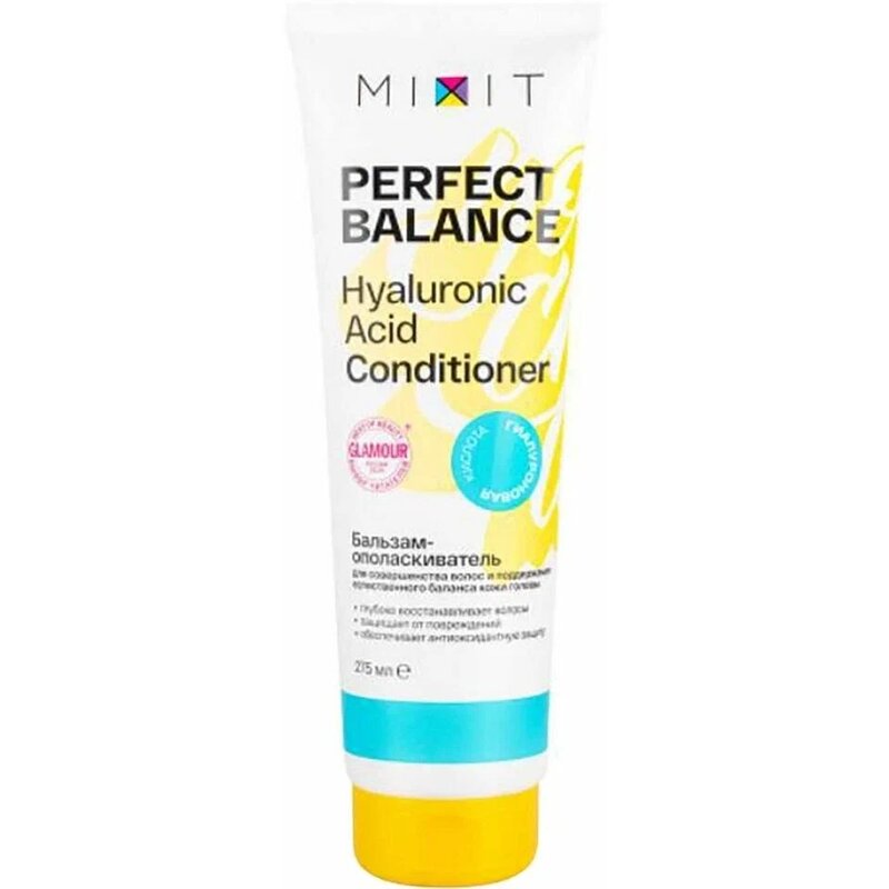 Бальзам-ополаскиватель MIXIT Perfect Balance Hyaluronic acid conditione для волос 275 мл x1 SKU001118