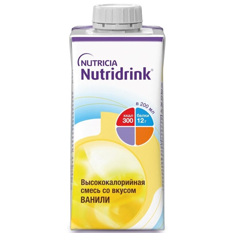 Жидкая смесь Nutridrink Ваниль 200 мл тетрапак 1 шт.